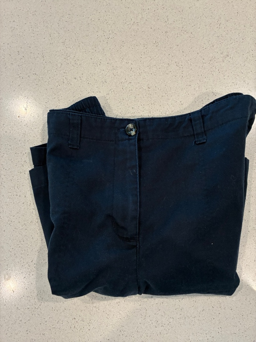 Karen Scott Navy Blue Women's Chino Shorts